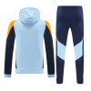Real Madrid Hoodie Sweat d'Entraînement 2024-25 Bleue